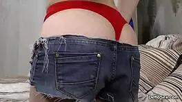 Young Woman Pleasures Herself To Climax