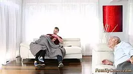 midnight sex hidden cam with stepbro, featuring a teen 18+ and big cock hardcore action during scary movies.