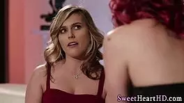 Redheaded friends playing with toys