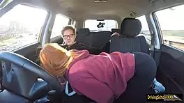 Ella Hughes Swallows Monster Cock Cumload in Outdoor Blowjob!