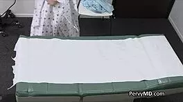 Fucking blonde on her first doctor visit!