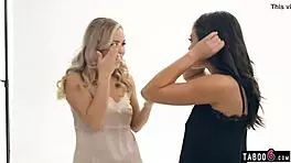 Alina Lopez and Kendra Spade Dive into Hairy Muff Licking Lesbian Fun!