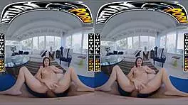 VIRTUAL PORN - MAE MILANOS STEP CREEP FUCKS HER HARD!