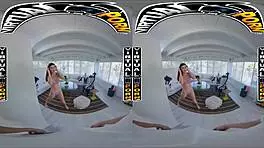 VIRTUAL PORN - MAE MILANOS STEP CREEP FUCKS HER HARD!