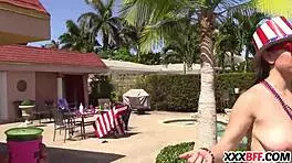 Independence day group sex with teen 18+ 😎