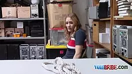 Pervert Uniformed Hunk Craves Hardcore Smash with Blonde Pornstar