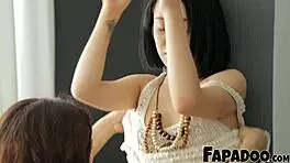 fapadoo 4k – young step daughters explore their first threesome