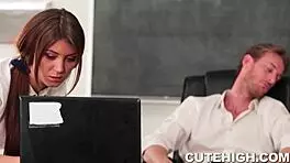 Student Dreams of Passionate Encounter with Teacher in Roleplay.