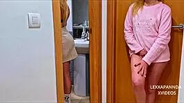 Hot Blonde Girl Masturbates