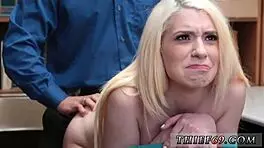 Blonde amateur gets facial, latin teen fucks black dick first