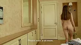 ardent teen 18+ie teases her slim honey pot to a wild climax