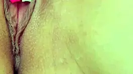 I watch young asian brunette masturbate to orgasm with petite fingers.