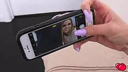 Aubrey Sinclair Deep Throats Stepbro's Huge Cock