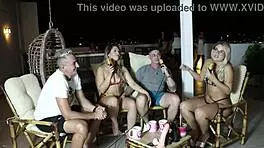 18-year-old Cardone and Victor Mustang's wild fetish party with farting and group sex