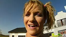 tamed teen in for rough cock ride