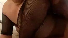 I love bama's blowjob in fishnets