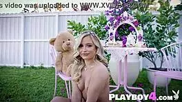 jackie says, 'look at my big ass while i strip naked outdoors'