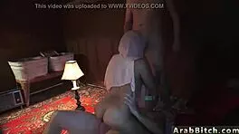 Young Arab law student having premarital affair with local man at her workplace