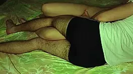 A beautiful teen with natural big boobs has multiple orgasms while masturbating
