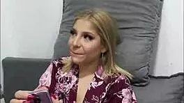 Lins preparing to record a scene for hot video