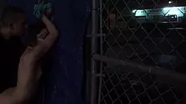 Milf Enjoys Outdoor Garage Fun