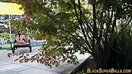 Teen Latina Rides Black Monster, OMG, Can't Handle It!