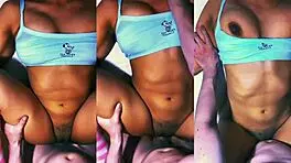 teen 18+ latina's tight body drives him crazy for every curve