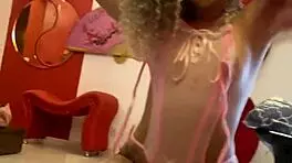 blonde brazilian influencer rides young guy in hotel until creampie explosion