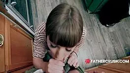 stepdad's cock serves as breakfast lunch and dinner for alex blake