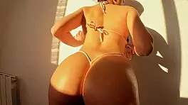 mi vecina queria protector solar asi que le eche toda mi enorme carga