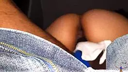 Slim fucking a creamy hairy soft ass latina