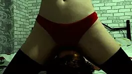 Naked Teen Sits On Guy's Face In Domination.