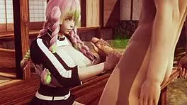 whoa! mitsuri kanroji uncensored hentai gets wild in 3d