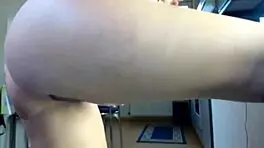 seductive wife webcam showoff with big ass masturbation