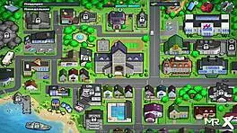 Summertime saga babe reveals her tits.