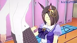 uma musume pretty derby hentai teen gets intense 3d creampie