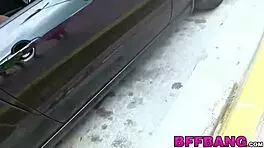 Asian Teen Facial Pov Hammered After Roadside Teasing