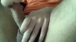 White boy moans as he cums inside pocket pussy