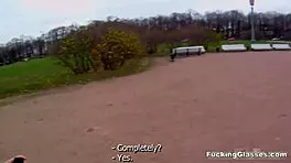 spontaneous encounter with kirsten on top floor