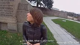 spontaneous encounter with kirsten on top floor