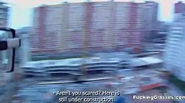 spontaneous encounter with kirsten on top floor