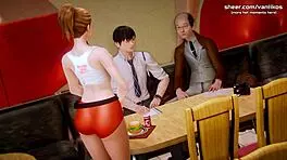 Best scenes in Waifu academy of hottest petite and cute 18-year-old