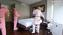 S party turns into hardcore fucking with blowjobs.