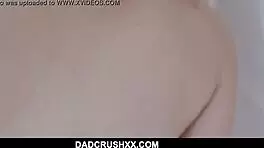 Old man stepdad Sage Andrews gets romantic with his busty teen stepdaughter in Pawg video