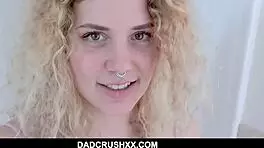 Old man stepdad Sage Andrews gets romantic with his busty teen stepdaughter in Pawg video