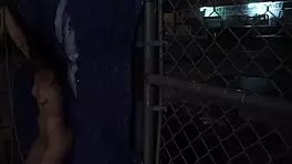 hardcore bondage! rough gangbang slut outdoor!