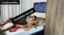 Couple reconciles with intense threesome fuck