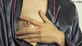 Teen Bitch Plays Tits Masturbation