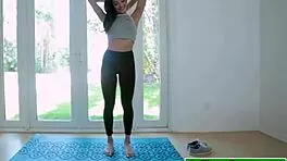 slut teen invites stranger for sex, stripping and blowing big cock