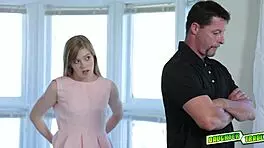 dolly leigh got a mouthful of thick matured cock